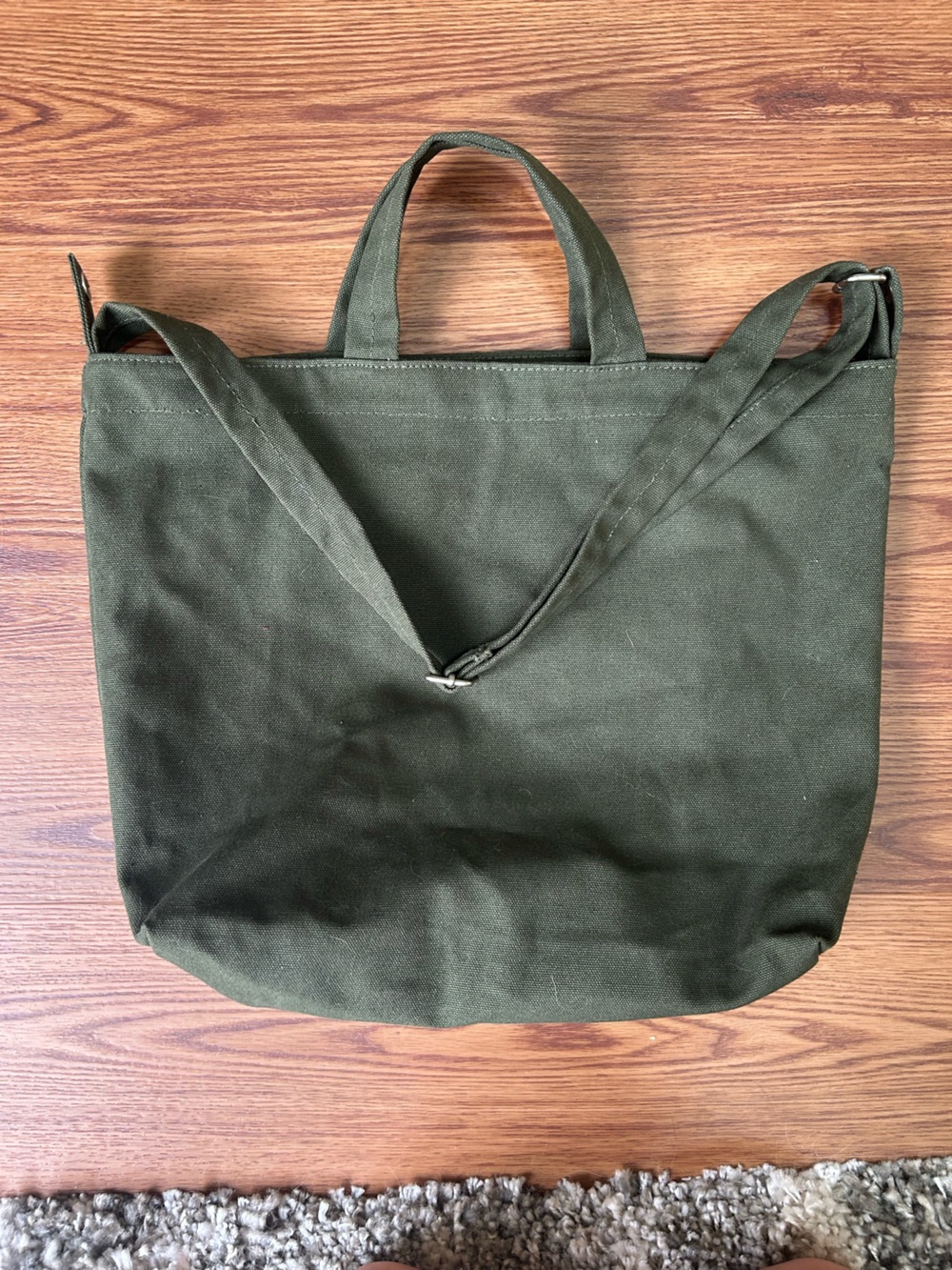 BAGGU horizontal duck bag in cedar brand new with tags fits laptop